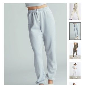 Perfectwhitetee Women’s Grey Stevie Sweatpants Size Small